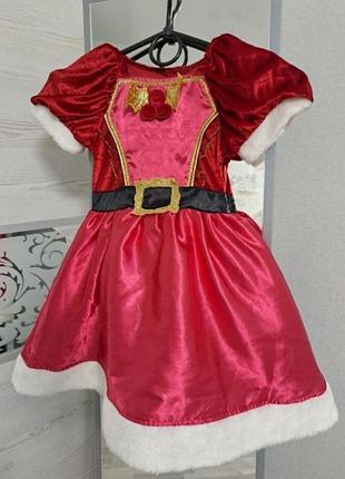 Сукня новорічна різдвяна санта на 1,5 - 2,5 роки