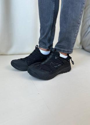 Nike acg soho fly black gore-tex, мужские кроссовки найк черные