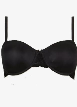 75-c бюст на силиконовых полосках, мягкая чашка, съёмные бретели m&s