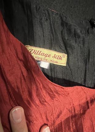 Плаття сукня шовк вінтаж вінтажня сукня шовк4 фото