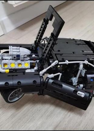 Конструктор суперкар dodge charger 1077 дет. (lego technic) 6
