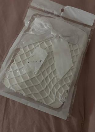 Чулки белые и черные сетки