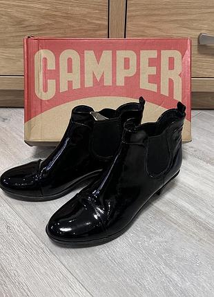 Camper, женские лакированные ботинки, 42 размер