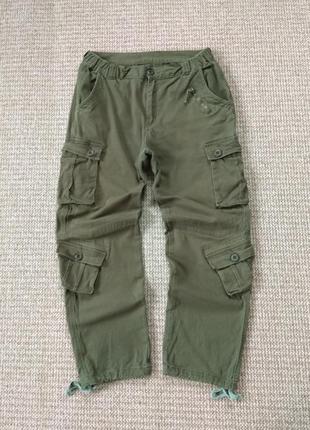 Mustway military multipocket cargo pants штани карго оригінал (w34)