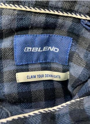 Мужская байковая брендовая рубашечка в клеточку м