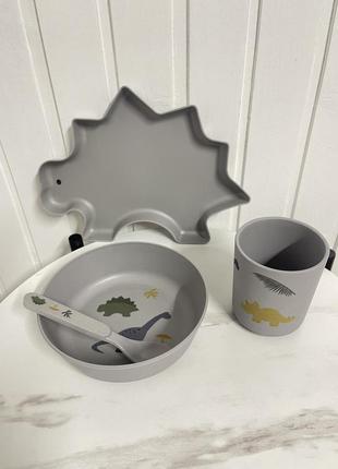Набір дитячого посуду від бренду liewood