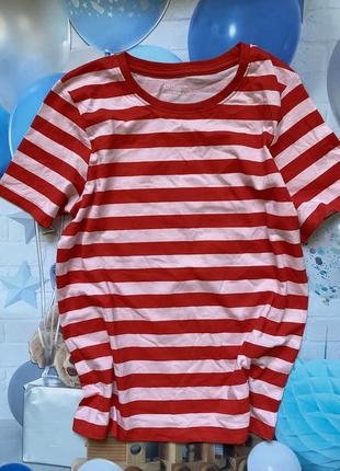 Новая футболка в полоску 10/11 лет