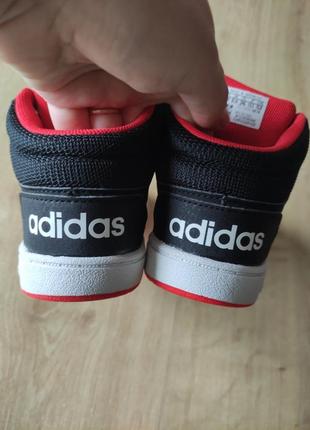 Крутые детские высокие кроссовки ботинки adidas, оригинал, р.266 фото