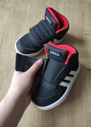 Крутые детские высокие кроссовки ботинки adidas, оригинал, р.268 фото