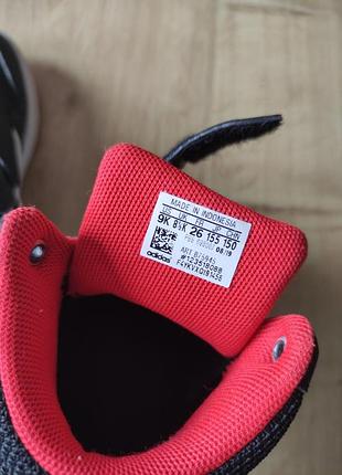 Крутые детские высокие кроссовки ботинки adidas, оригинал, р.269 фото