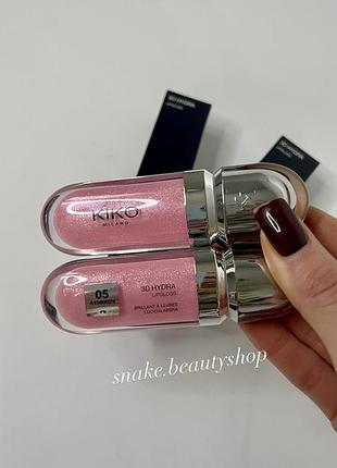 Блеск для губ kiko milano 3d hydra lipgloss 05 блеск кико мело
