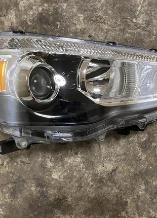 Фара передня права mitsubishi asx sport 2010-2019, usa, темна, галоген, механічний корректор, ориг.