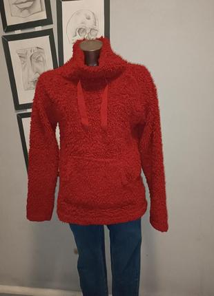 Кофта червона барашик
