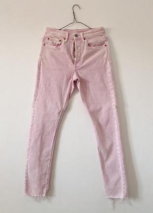 Розовые джинсы levis 501 s оригинал premium