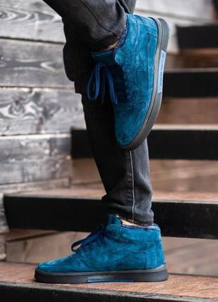 Ботинки мужские зимние south oriole blue4 фото