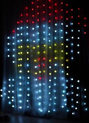 Умная гирлянда штора, смарт гирлянда