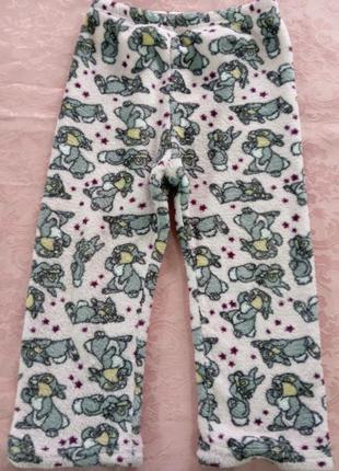 Брюки детские флисовые disney, 3-4 года
