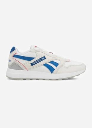 Белые мужские кроссовки reebok gl1000 45-45,5 размер