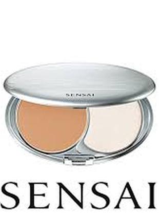 Sensai cellular performance total finish foundation tf13 - warm beige компактная тональная пудра