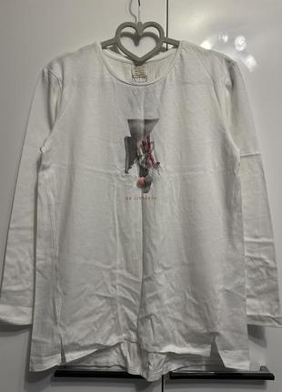 Лонгслив zara футболка с длинным рукавом