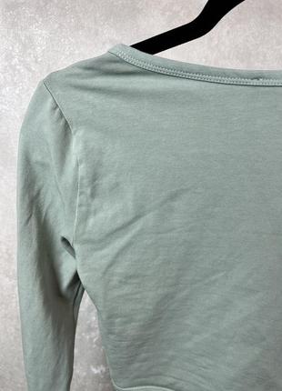 Лонгслив кофта укороченная forever21 4