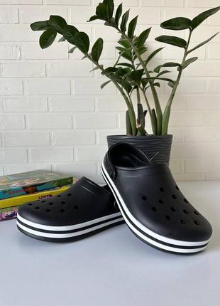 Кроксы мужские черные