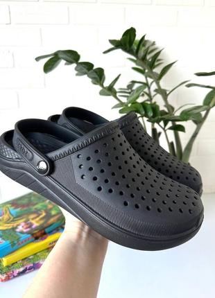 Кроксы мужские черные