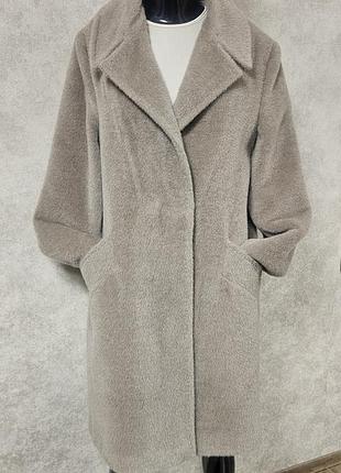 Пальто из шерсти альпаки natiso