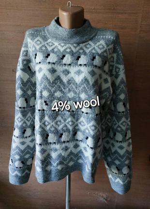 ❄️☃️❄️ невероятно крутой свитер с барашками