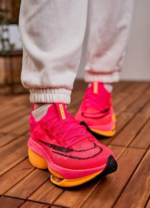 Жіночі кросівки 
nike air zoom alphafly pink orange