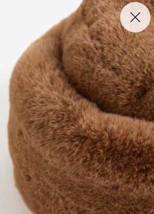 Нова мехова шапка h&amp;m шапка зі штучного хутра пухнаста шапка хутряна