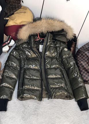 Крутий пуховик монклер moncler