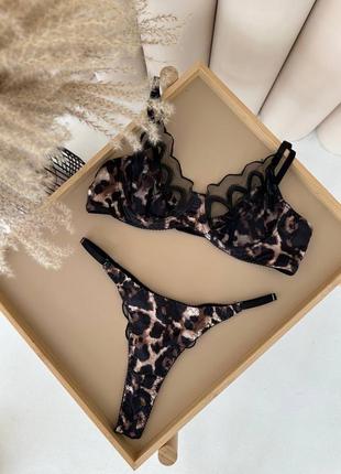 Сексуальный леопардовый комплект