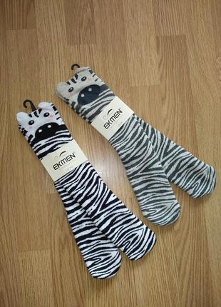 Теплі махрові носки на дівчинку шкарпетки високі