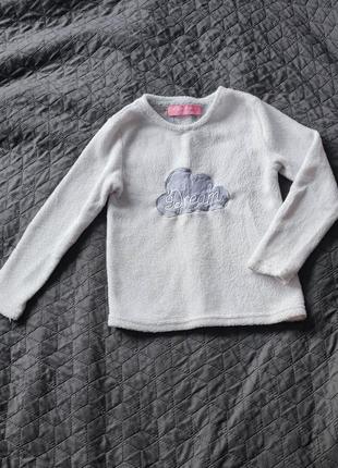 Плюшевый свитшот primark с облачком