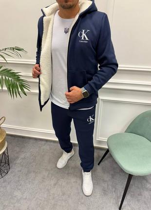 Family look  костюм чоловічий синій