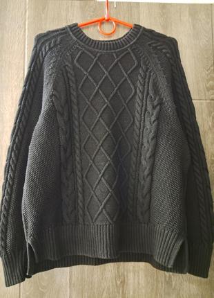 Вязаный свитер/джемпер 100% хлопок