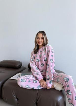 Женская пижама велсофт