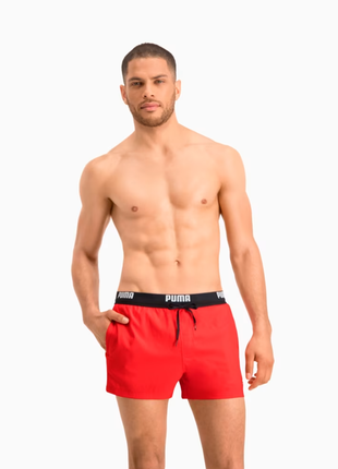 Шорты для плавания puma swim men logo short length swim shorts плавки новые оригинал сша