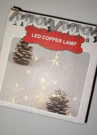 Гирлянда пучок-роса 2м 10 линий 200 led, реле 8 режимов, белый