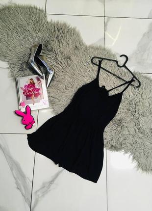 Чёрный комбинезон asos
