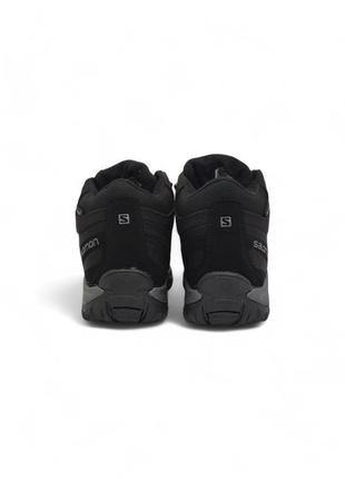 Мужские ботинки salomon shelter high BSDix fur black grey5 фото