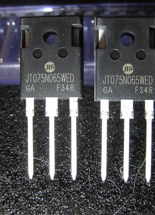 Igbt транзистор jt075n065wed to-247 оригинал