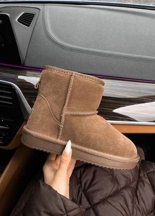 Уги угі угги уггі ugg mini brown2 фото