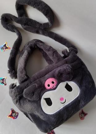 Плюшевая сумочка kuromi (куроми)
