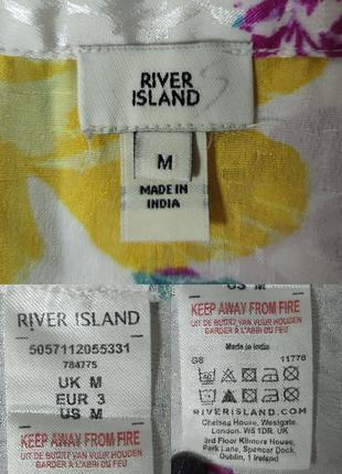 Красивый пижамный комплект ( рубашка и шорты) от river island 🩷💛10 фото