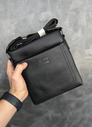 Борсетка hugo boss черная мужская