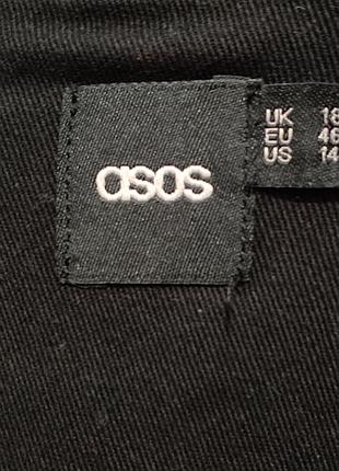 Комбинезон,стрейч джинс со штанами мом и необработанным низом от asos7 фото