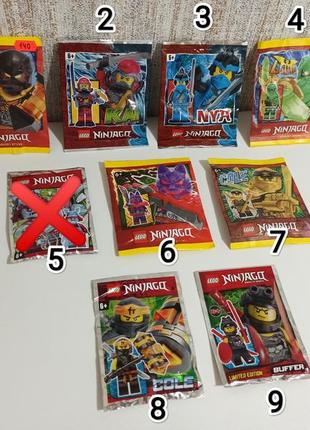 Мини лего фигурки "ниндзяго". ninjago. lego.
