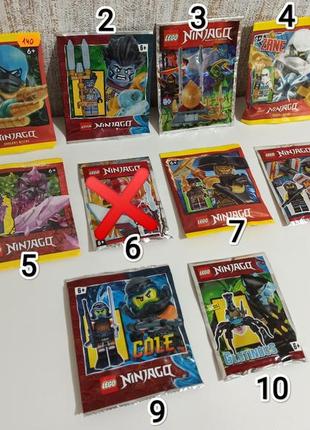 Мини лего фигурки "ниндзяго". ninjago. lego.